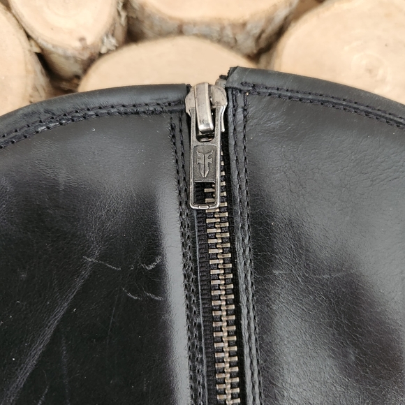 NWOB Frye Melissa Button Inside Zipper Leather Boots - Picture 6 of 8